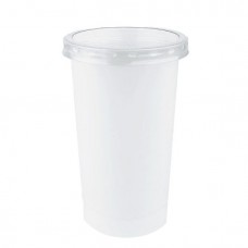 290 ML POLYPROPYLENE WHITE POT - 71MM 290 ML POLYPROPYLENE WHITE POT - 71MM